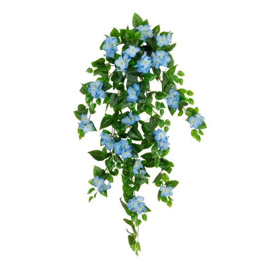 41" UV Resistant Artificial Hydrangea Hanging Plants